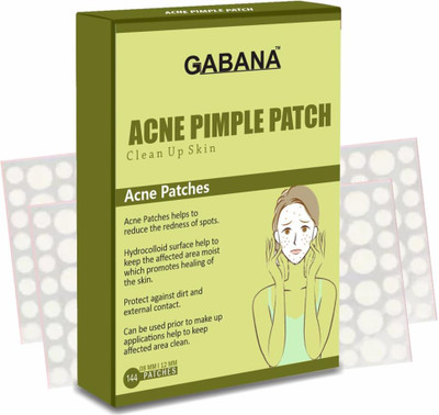 GABANA Acne Patch Skin Treatment cover with transparent Fast pimple healing,144 patches(144 g)