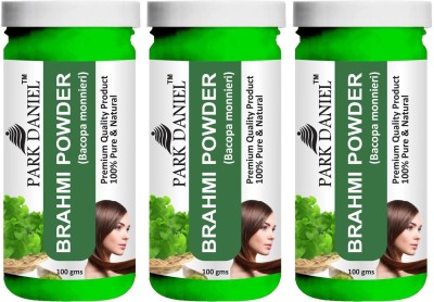 PARK DANIEL Natural Brahmi Powder- For Hair Growth and Thicken Combo Pack 3 bottles of 100 gms(300 gms)(300 g)
