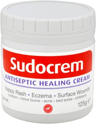 Secret Beauty Shine Sudocrem Antiseptic Healing Cream for Eczema, Nappy Rash, Sunburns(125 g)