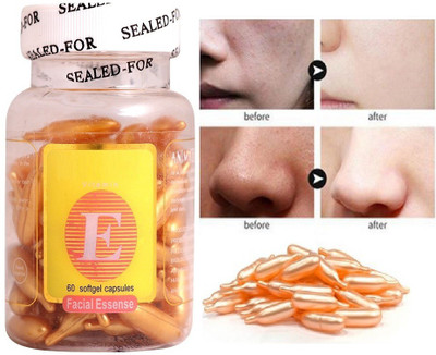 LILLYAMOR Vitamin E Anti Wrinkle Spot Acne Removing Whitening Moisturizing Capsule(60 g)