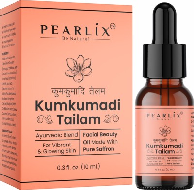 PEARLiX Kumkumadi Tailam Pure & Natural | For Fair Skin Tone, Acne Blemishes(10 ml)