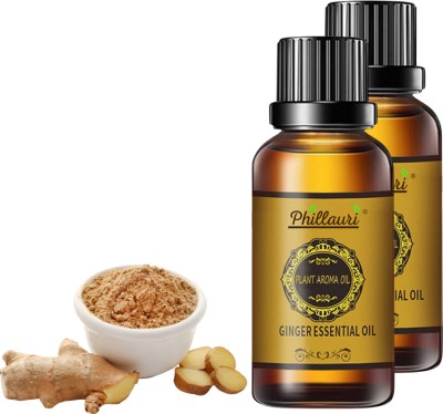 Phillauri Massage Oil Infused With Ginger, Designed to Target Tummy Fat Reduction(60 ml)