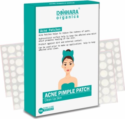 Donnara Organics Natural Face Acne Patch, Pimple Healing Patch for face 144 Patches(144 g)