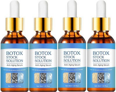 house of common Bo_tox Stock Solution Facial Serum Instant Anti-Aging Face (Pack of 4)(120 ml)