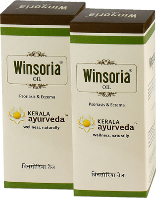 Kerala Ayurveda Winsoria Oil Minimizes Itching and Discoloration of Skin 100 Ml (Pack of 2)(200 ml)