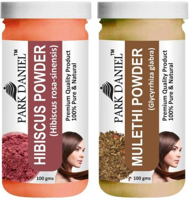 PARK DANIEL Skin Care Combo Of Hibiscus Powder & Mulethi Powder Combo Pack of 2 Bottles of 100 gm (200 gm )(200 g)
