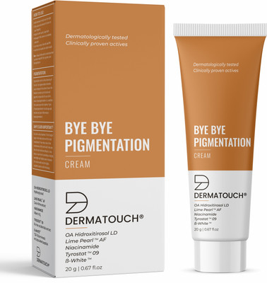 Dermatouch Bye Bye Pigmentation Cream for Pigmentation and Blemishes removal , Anti Pigmentation face cream for Men & Women with Lime Pearl & B-White-20G(20 g)