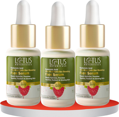 Lotus Botanicals Hyaluronic Acid & Raspberry Ultra Glow Serum_14ml ( Pack of 3 )(42 ml)