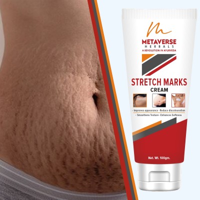 Metaverse Pregnancy Stretch Marks Cream soothes and calms skin Under Arm Body Fat Mark(100 g)