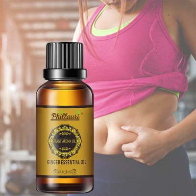 Phillauri Weight Loss Fat Burner Belly Drainage Pure Ginger Slimming Oil(30 ml)