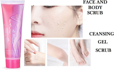 KAIASHA Face And Body Cleansing Alovera Gel  Scrub(100 g)