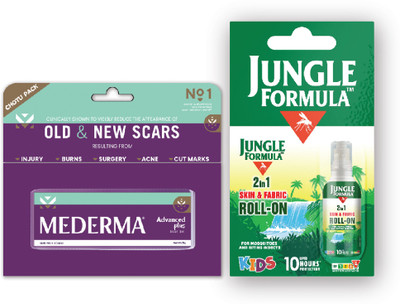 MEDERMA Advanced Plus (5g) & 2 in 1 Jungle formula Mosquito insect Repellent (Combo)(110 ml)