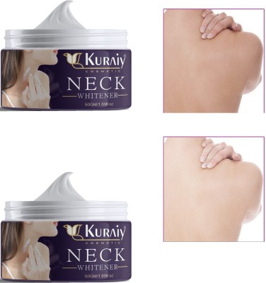 kuraiy Neck Whitener Cream for Neck Area 50Gm pack of 2(50 g)