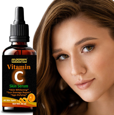 SKOOKUM Vitamin C Serum Remove Dark Circle,Sun Damage Corrector Face Serum(30 ml)