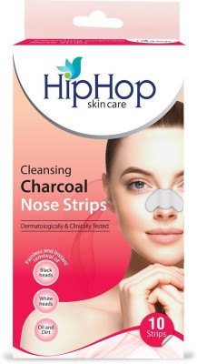 HipHop Skincare Skin Care Charcoal Blackhead Remover Nose Strips(10 g)