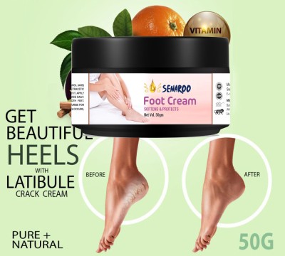 SENAROO Foot Cream 4 Treatment of Cracked Heels Rough Feet and Dry Skin -50ml-(50 g)