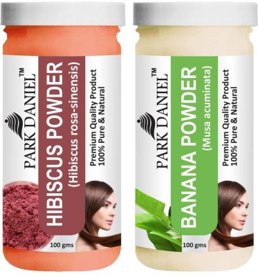 PARK DANIEL Skin Care Combo Of Hibiscus Powder & Banana Powder Combo Pack of 2 Bottles of 100 gm (200 gm )(200 g)