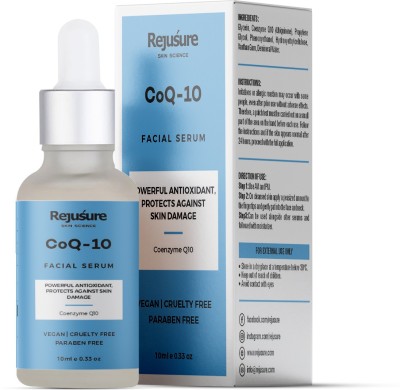 Rejusure Coq -10 Face Serum Powerful Antioxidant, Protects Against Skin Damage - 10Ml(10 ml)