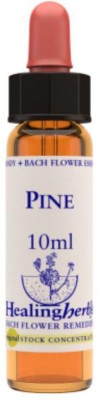 HEALING HERBS 10ml PINE Bach Flower Stock concentrate by no. 1 global brand, London, UK.(10 ml)