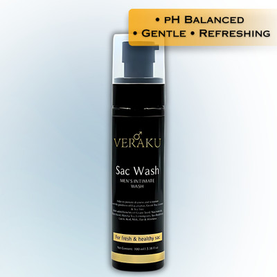 veraku Sac Wash | Men's Intimate Wash(100 ml)