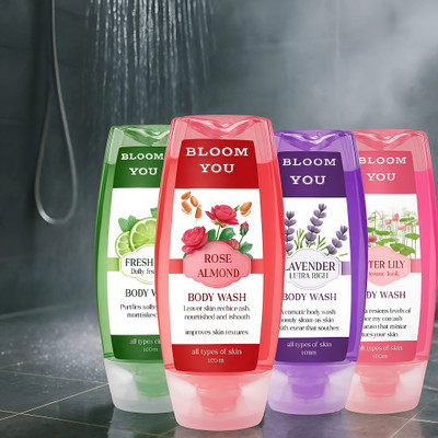 BLOOM YOU GlowNest Signature Pack – Body Wash Combo(4 x 100 ml)