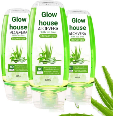 Glowhouse Shower Gel Goodness Of Alovera For Soft Glowing Skin(3 x 100 ml)