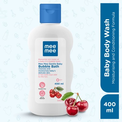 MeeMee Gentle baby Bubble bath with cherry extracts,dermatological tested(400 ml)