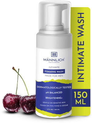 Mannlich pH Balanced Intimate Wash for Men | With Aloe Vera, Neem and Tea Tree Oil(150 ml)