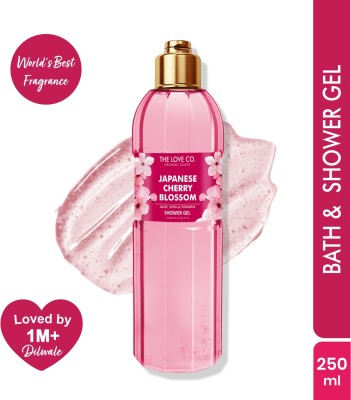 The Love Co. Luxury Japanese Cherry Blossom Body Wash - Shower Gel for Women and Men(250 ml)