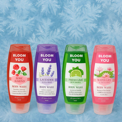 BLOOM YOU EssentiaQuads – Nature’s Fragrance Set(4 x 100 ml)
