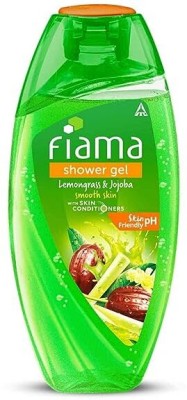 FIAMA Shower Gel Lemongrass & Jojoba Body Wash With Skin Conditioners For Smooth Skin(250 ml)