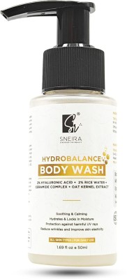 SNEIRA Hydrobalance Body Wash Paraben & SLS Free Shower Gel(50 ml)