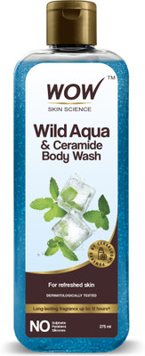 WOW SKIN SCIENCE Wild Aqua & Ceramide Body Wash | For Cool & Refreshing Skin|Tones & Softens Skin  (275 Ml) For Rs. 99 @ 75 %