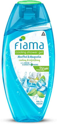 FIAMA Cooling Menthol & Magnolia Body Wash Shower Gel, with Skin Conditioners(250 ml)