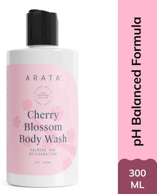 ARATA Body Wash with Cherry Blossom Fragrance|Refreshing & Hydrating|Unisex(300 ml)