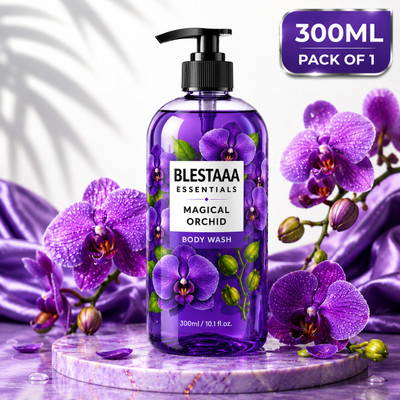 blestaaa essentialss Orchid Body Wash – Deep Cleanse & Soft Skin(300 ml)