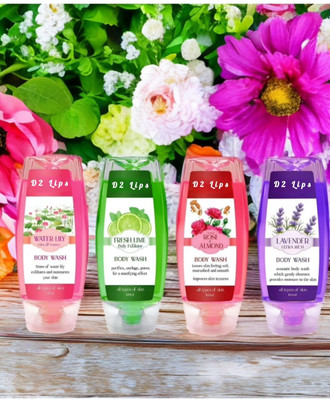 D2 LIPS Just Morning Body Wash(4 x 100 ml)