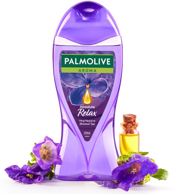 PALMOLIVE Iris & Ylang Ylang Essential Oil Aroma Absolute Relax, Moisturizing Body Wash(250 ml)