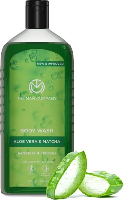 THE MAN COMPANY Body Wash with Aloe Vera & Matcha For Men  (200 ml)