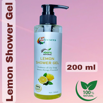Elecsera Lemon Moiturizing Smoothing & Refreshing Body Wash for Deep Cleansing(200 ml)