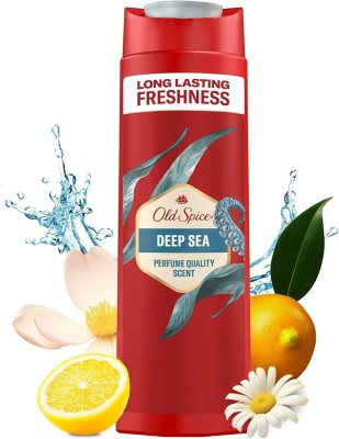 OLD SPICE Deep Sea Shower Gel & Shampoo For Men 400 ml, 3-in-1 Body-Hair-Face Wash(400 ml)