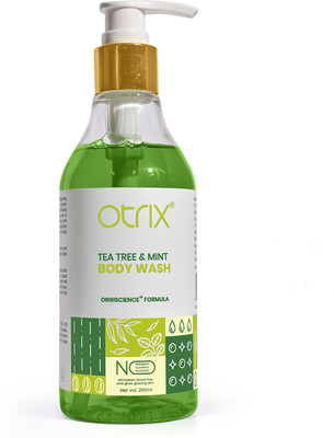Otrix Tea Tree and Mint Body Wash - Natural Essential Oils for Refreshing Hydration(290 ml)