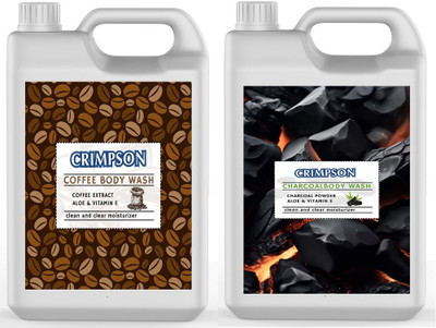 crimpson COFFEE&CHARCOAL_ Moisturizing Shower Gel - 2 L(2000 ml)