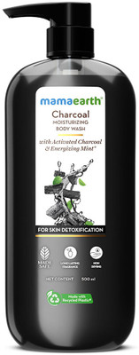 Mamaearth Charcoal Moisturizing Body Wash with Activated Charcoal & Energizing Mint Scent(500 ml)