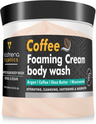 Volamena Arabica Coffee Whipped cream Body wash I With goodness of Shea Butter(250 ml)
