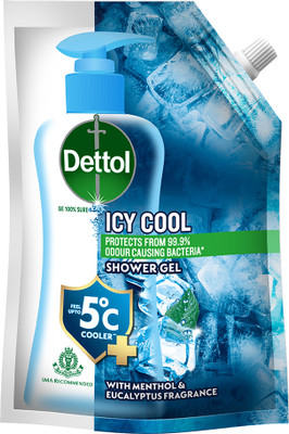 Dettol Body Wash and Shower Gel, Cool-Soap Free Bodywash|12h Odour Protection(450 ml)