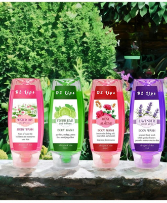 D2 LIPS The Scent Rituals – Botanical Shower Set(4 x 100 ml)