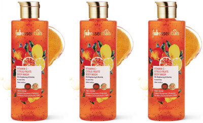 fabessentials Vitamin C Citrus Fruits Body Wash,250ml x Pack of 3(3 x 250 ml)