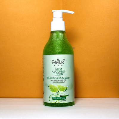 revluk Cucumber Lime Body Wash for Men and Woman Tan Removal and Nourishing Removes(300 ml)