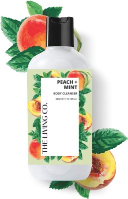 The Living Co. Peach + Mint Body Cleanser(300 ml)